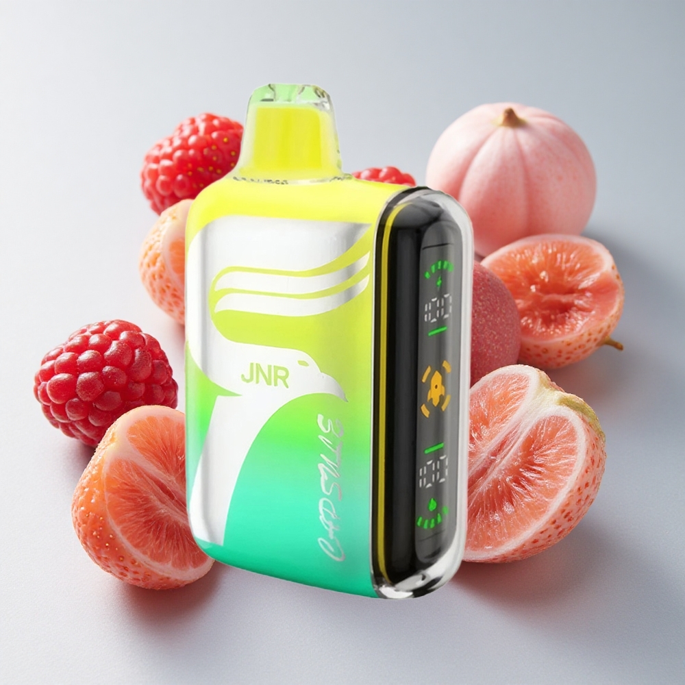 JNR Capsule 15000 Puffs Fresa Frambuesa Cereza 20ml 2% 5% Nicotina