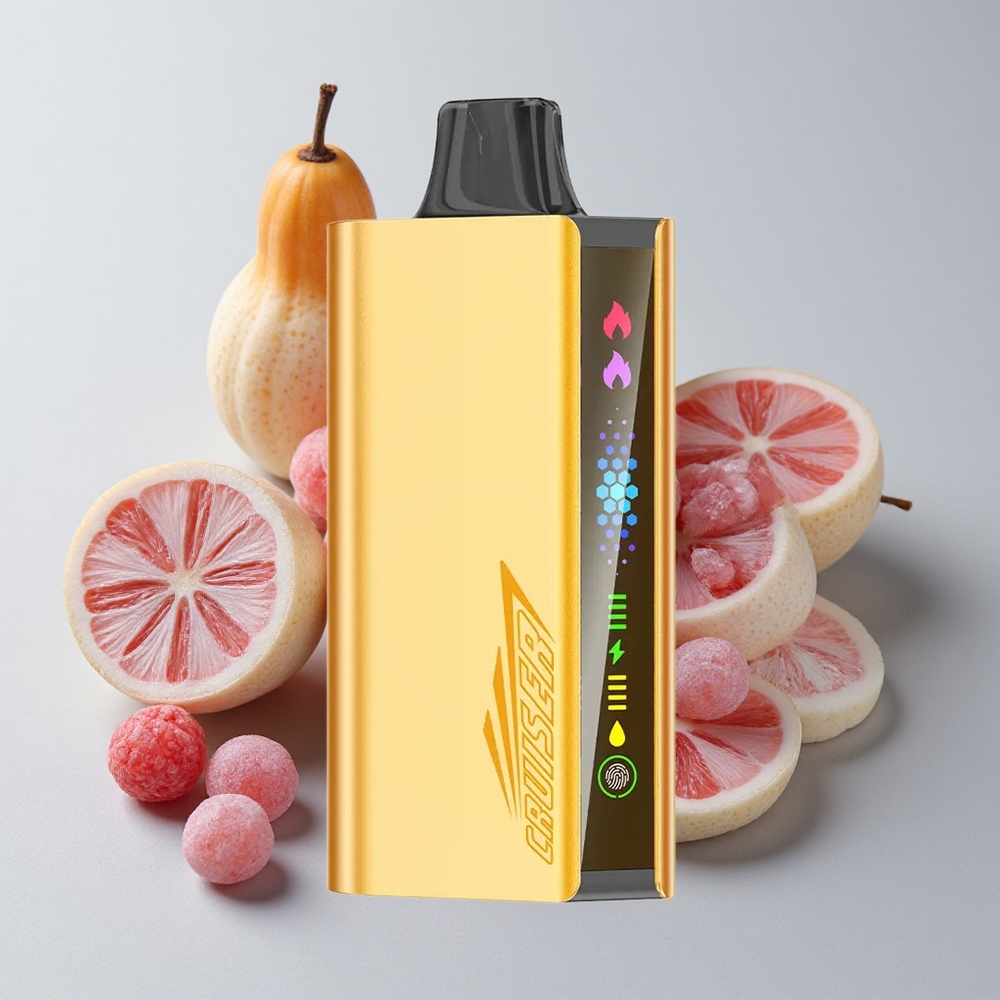 JNR Cruiser 12000 Puffs Bayas Mixtas Vape Desechable Sin Carga con Pantalla Animada
