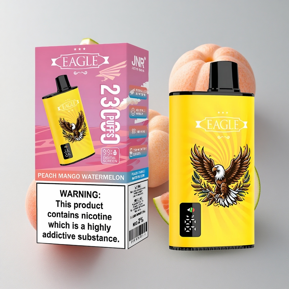 JNR EAGLE Smart 23000 Puffs Melocotón Mango Sandía Pantalla Digital
