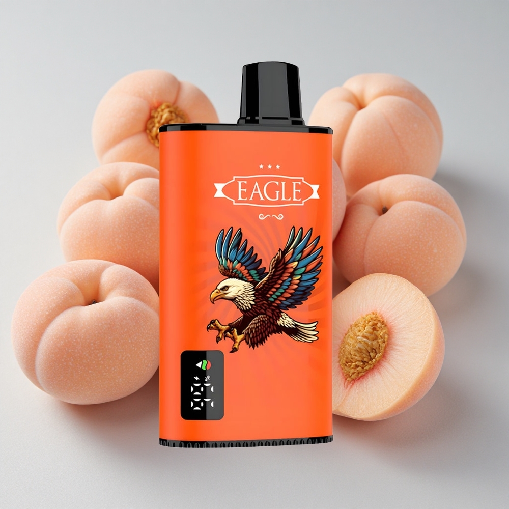 JNR EAGLE Smart 23000 Puffs Melocotones Jugosos Pantalla Digital Batería 750mAh