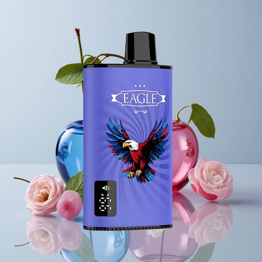 JNR EAGLE Smart 23000 Puffs Vape Disposable Arándano Azul Cereza Pantalla Digital 25ml