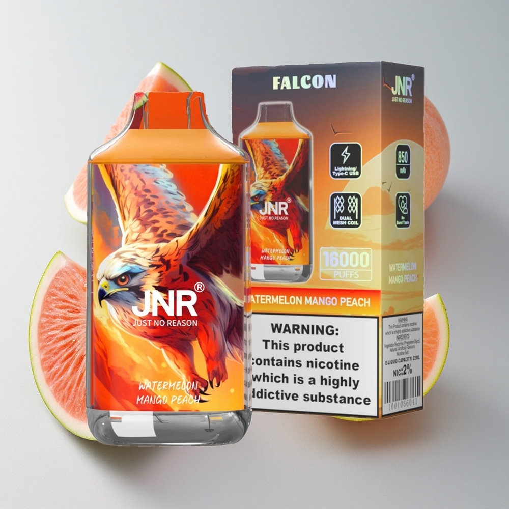 JNR Falcon 16000 Bocanadas Sandía Mango Melocotón 850mAh