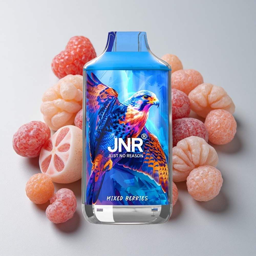 JNR Falcon 16000 Puffs Bayas Mixtas Pantalla Inteligente