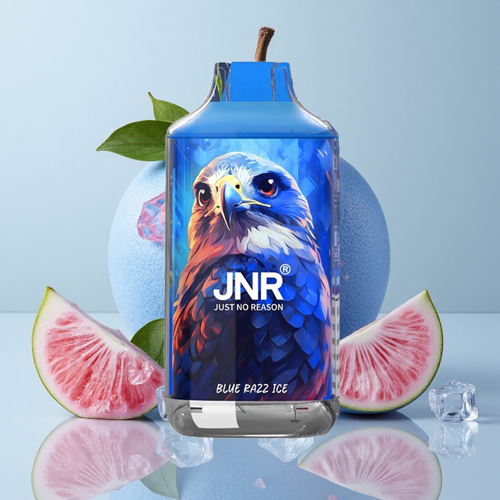 JNR Falcon 16000 Puffs Blue Razz Ice 850mAh Tipo C