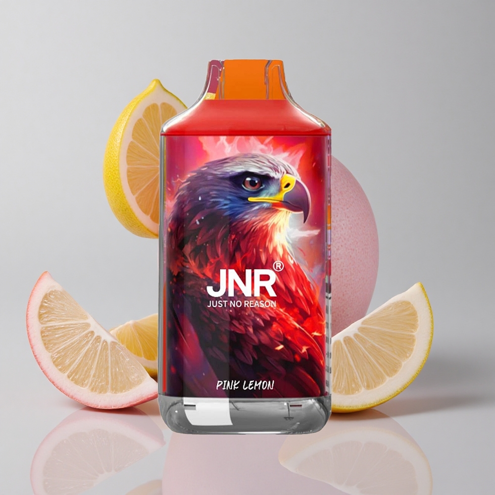 JNR Falcon 16000 Puffs Limón Rosado 22ml Dual Mesh Coil