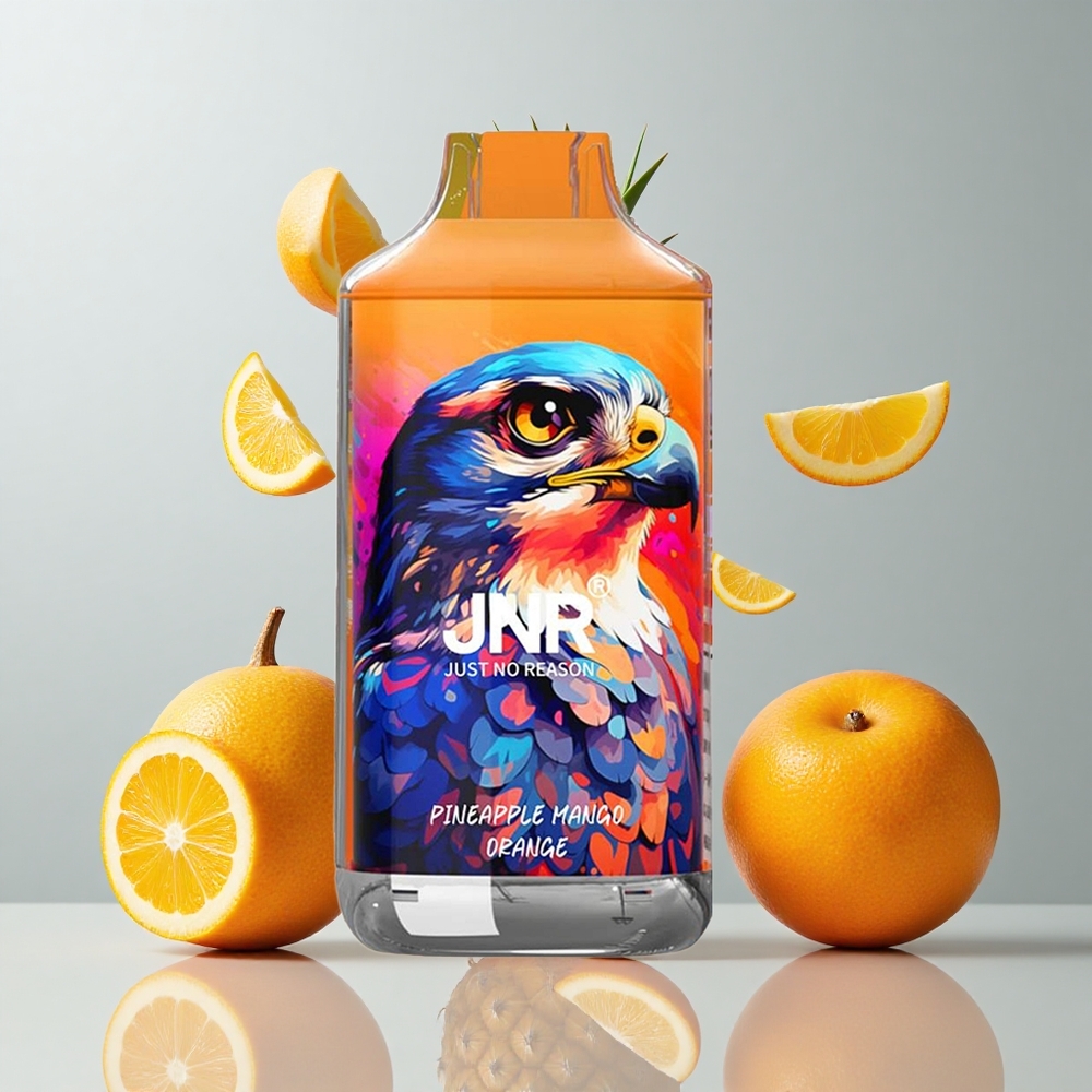 JNR Falcon 16000 Puffs Piña Mango Naranja 850mAh Tipo C