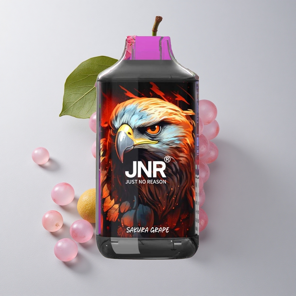 JNR Falcon 16000 Puffs Vape Disposable Sakura Uva Tipo C & LED