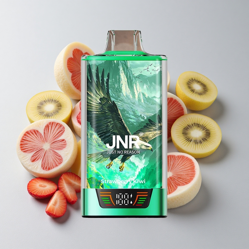 JNR Falcon Pro 28000 Desechable Fresa Kiwi 5% Nicotina Dual Malla