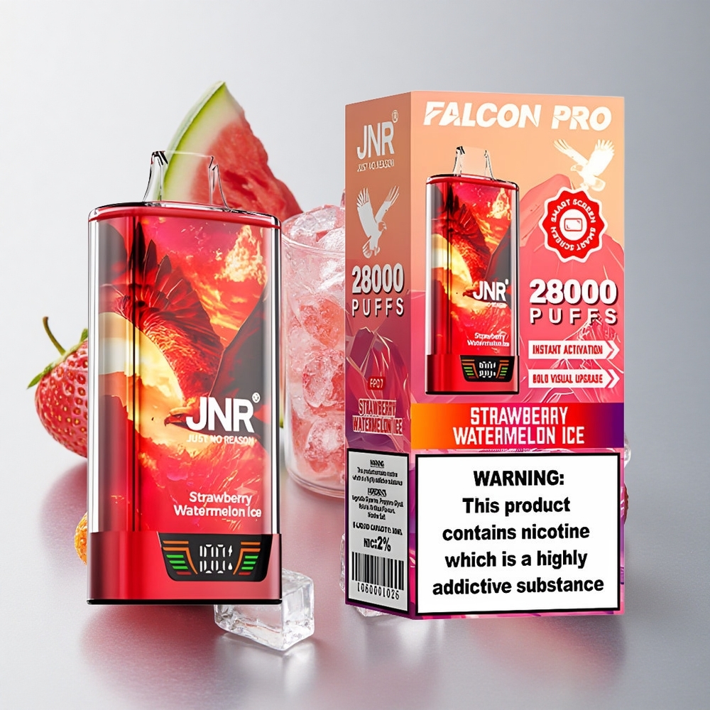 JNR Falcon Pro 28000 Fresa Sandía Helada 30ml 950mAh