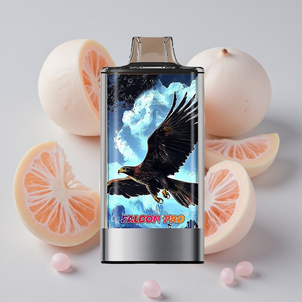 JNR Falcon Pro 28000 Melocotón Blanco y Frambuesa con 28000 Puffs y Pantalla Inteligente