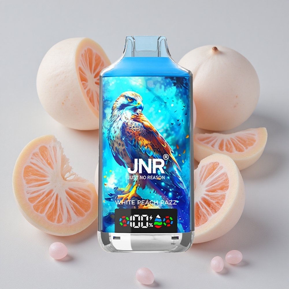 JNR Falcon X 18000 Bocadillos Melocotón Blanco y Frambuesa 750mAh 24ml
