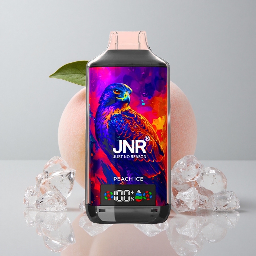 JNR Falcon X 18000 Puffs Durazno Hielo 24ml Dual Mesh