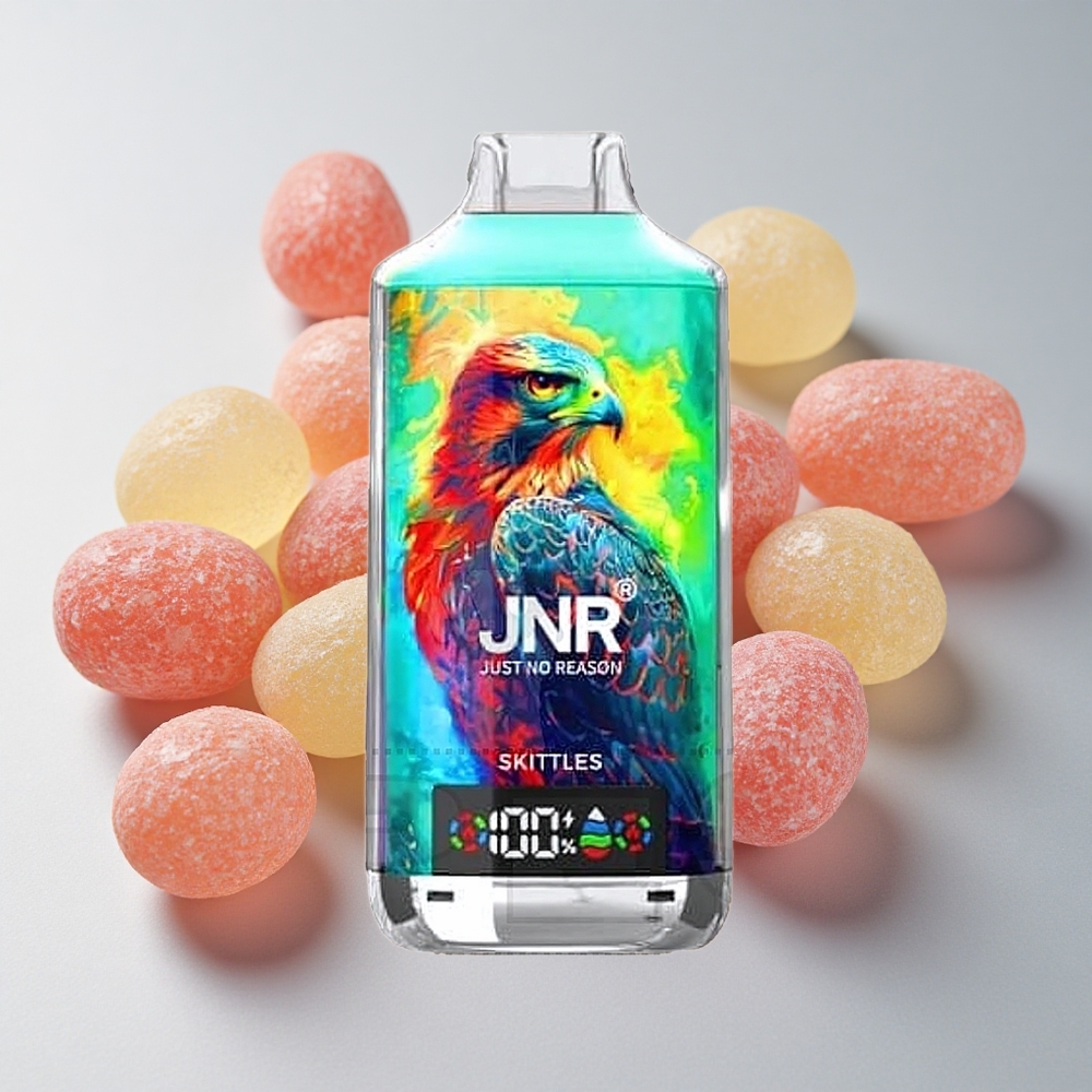 JNR Falcon X 18000 Puffs Skittles Pantalla Digital Tipo-C