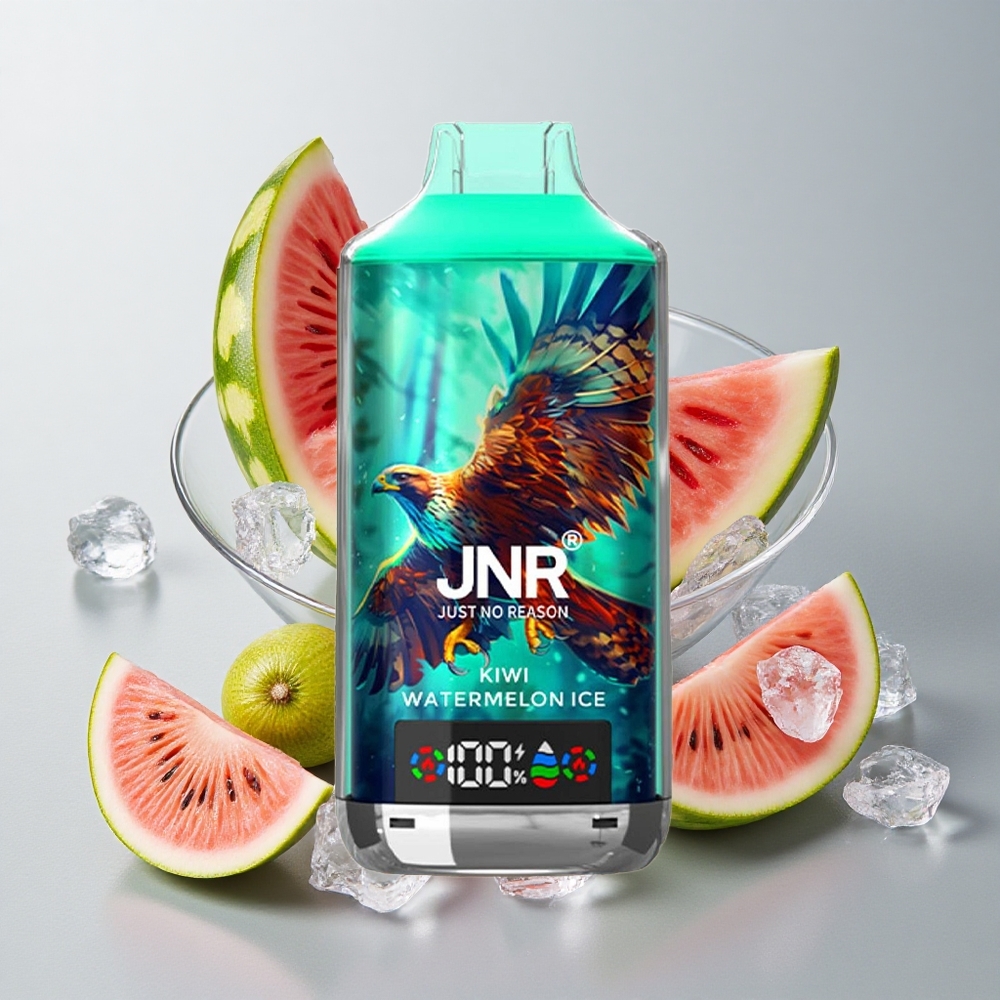 JNR Falcon X 18000 Puffs Vape Desechable Kiwi Sandía Hielo 24ml Dual Mesh