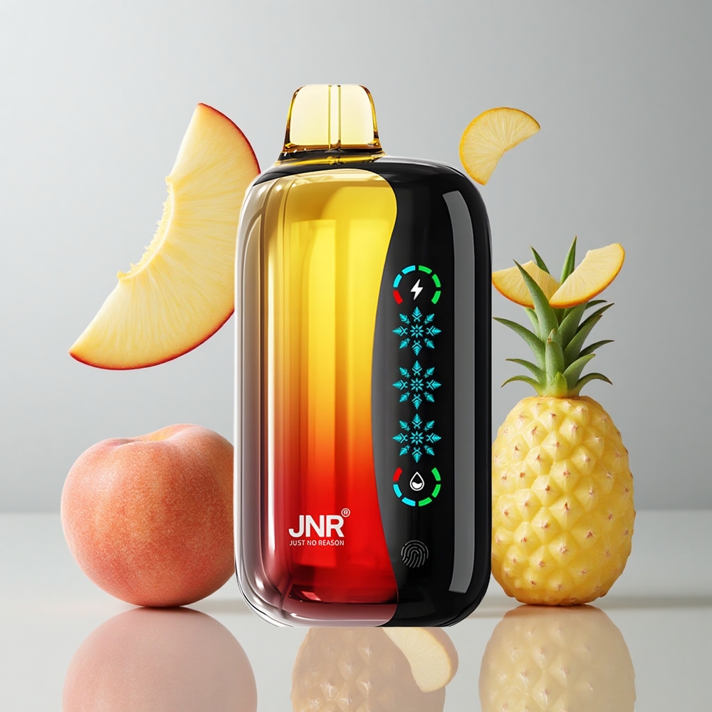 JNR Flex Ice 21000 Puffs Vape Disposable Melocotón Mango Piña Ajustable de Hielo