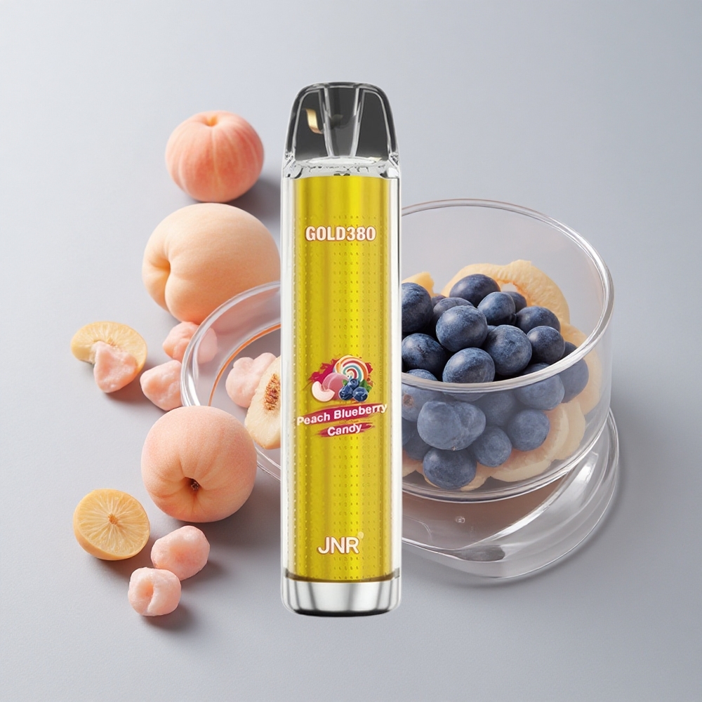 JNR Gold380 6000 Puffs Vape Desechable Durazno Arándano 13ml