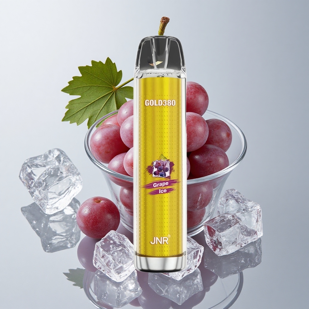 JNR Gold380 6000 Puffs Vape Desechable Uva Hielo 13ml