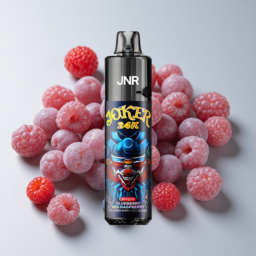 JNR Joker 24000 Puffs Vape Disposable Arándano Frambuesa Roja 2% Nicotina 800mAh