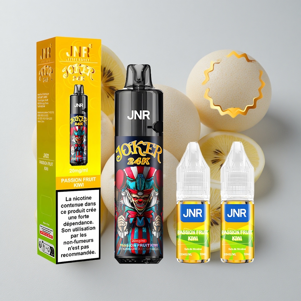 JNR Joker 24K Puffs Vape Desechable Maracuyá Kiwi 24000 Puffs 2% Nicotina
