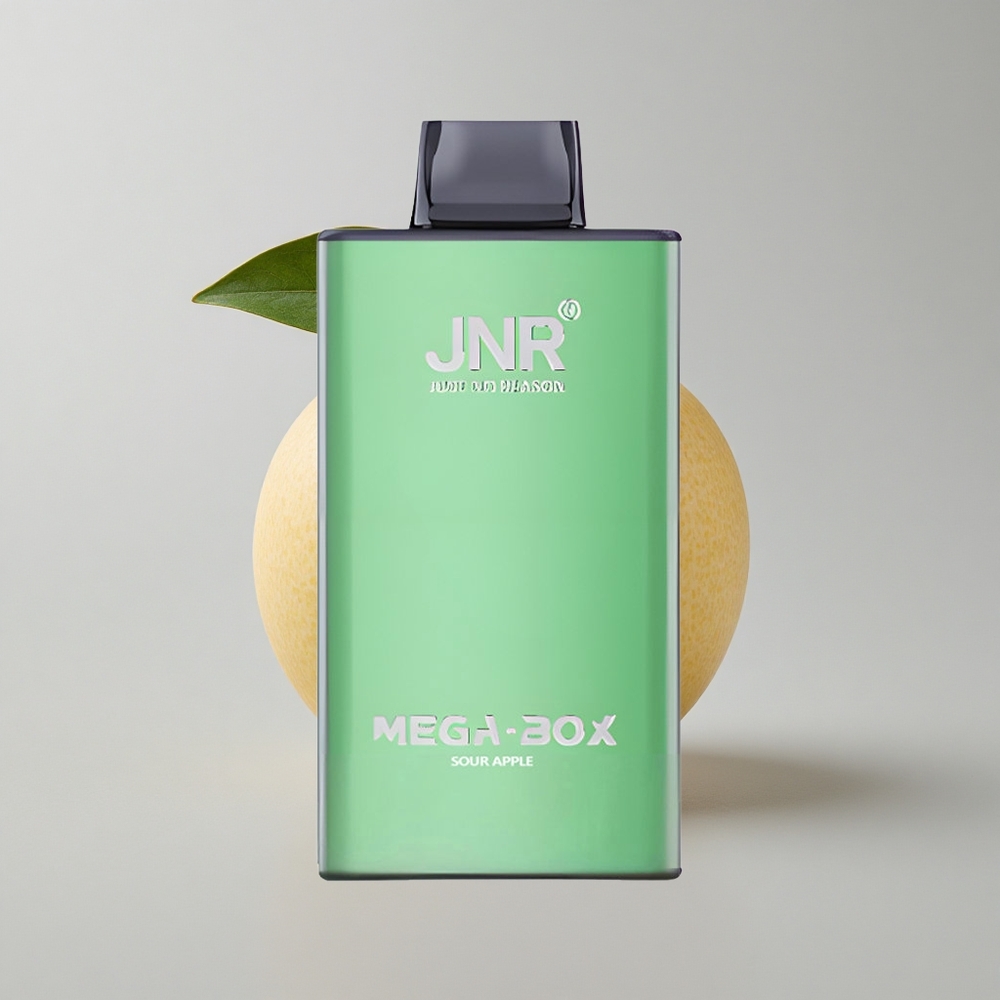 JNR Mega Box 25000 Puffs Manzana Ácida 30ml Tipo-C