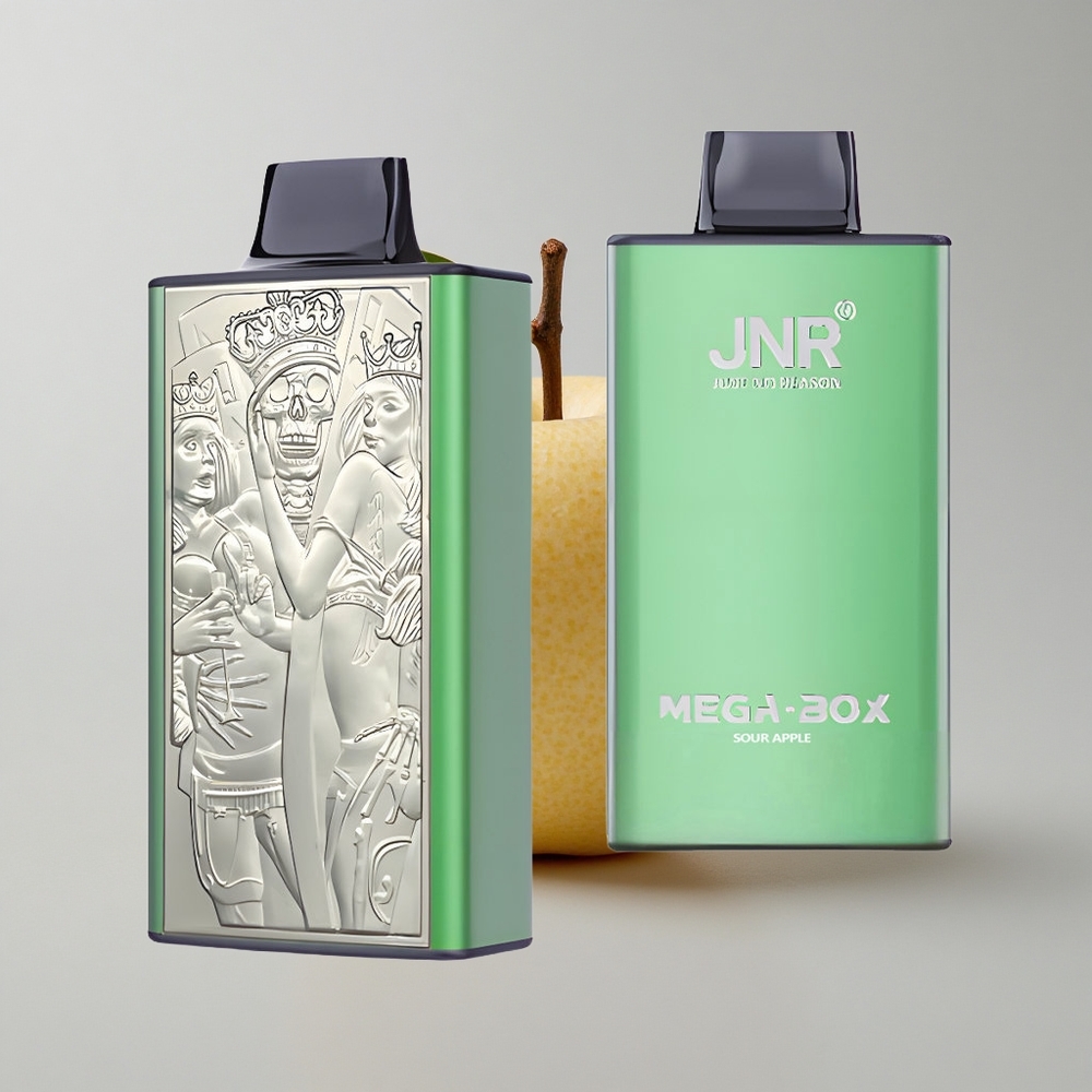JNR Mega Box 25000 Puffs Manzana Ácida 30ml Tipo-C