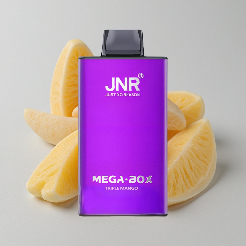 JNR Mega Box 25000 Puffs Triple Mango 30ml Dual Mesh