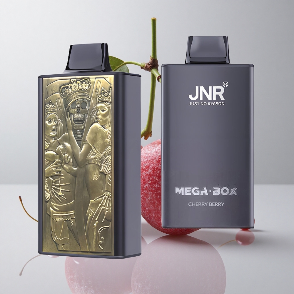 JNR Mega Box 25000 Puffs Vape Desechable Cereza y Baya 30ml