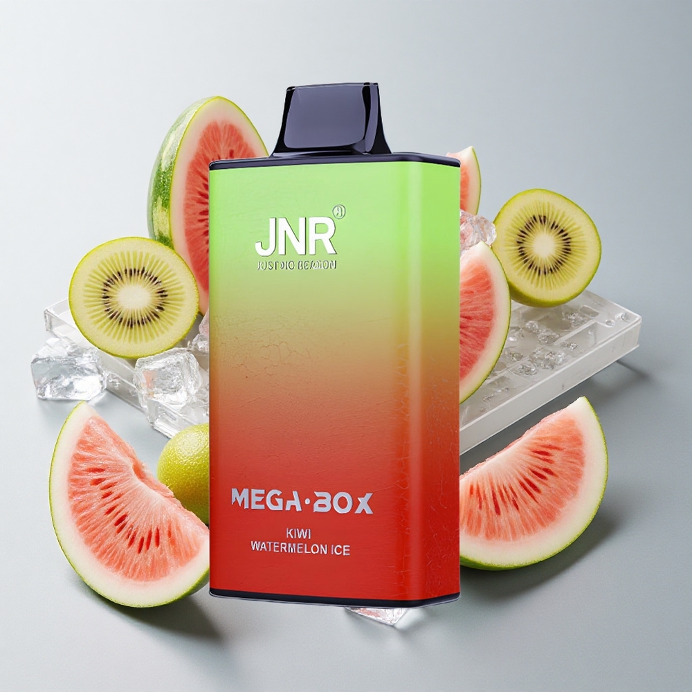 JNR Mega Box 25000 Puffs Vape Desechable Kiwi Sandía Hielo 30ml