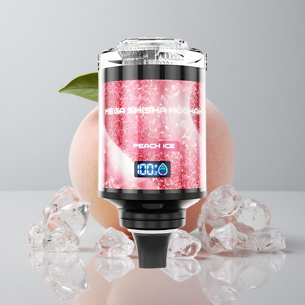 JNR Mega Shisha 100K Melocotón Hielo Pantalla Inteligente 2200mAh