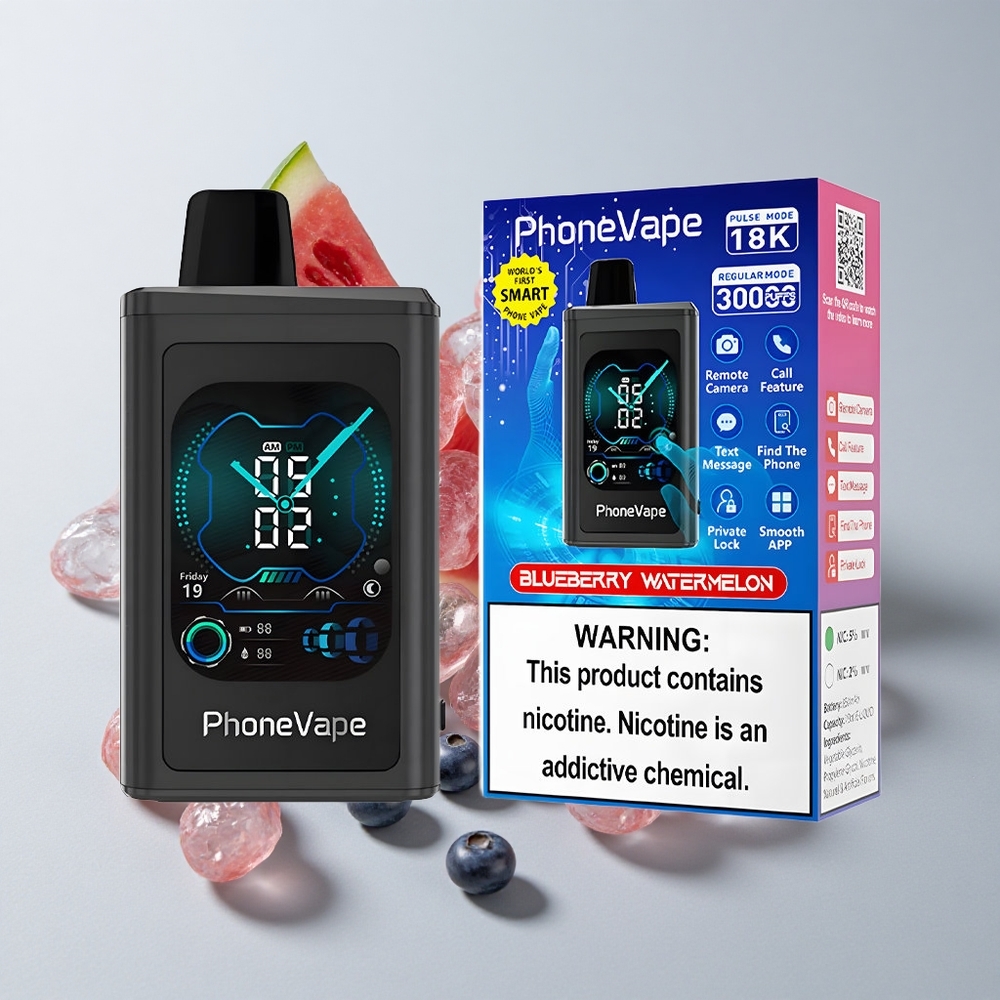 JNR Phone Vape 30000 chupadas Arándano Sandía Batería Recargable 850mAh