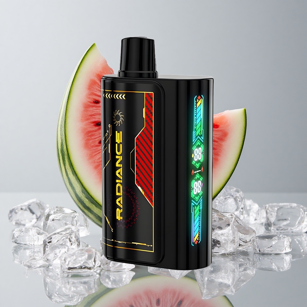 JNR Radiance 31000 Bocanadas Sandía Helada 28ml Pantalla Inteligente