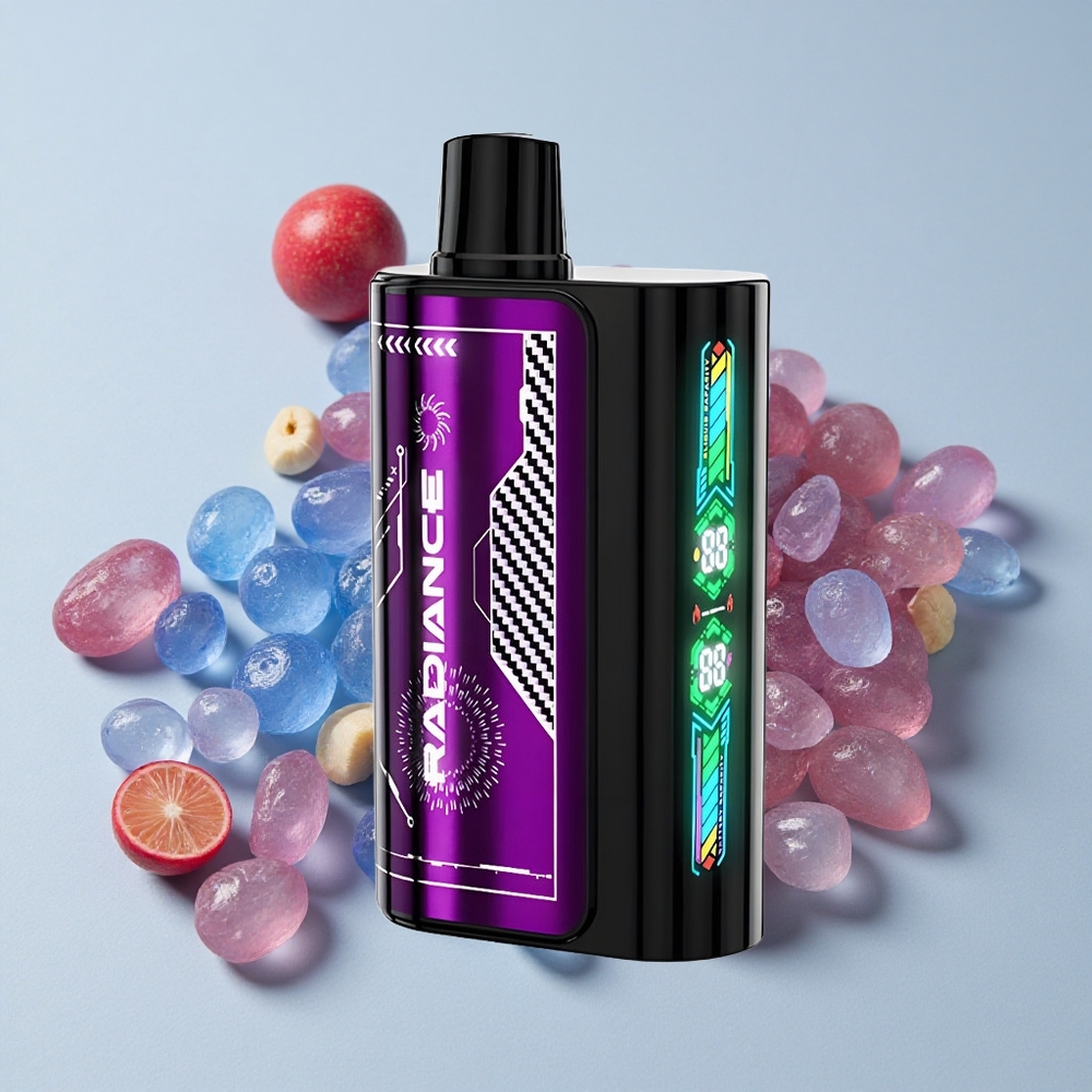 JNR Radiance 31000 Bocanadas Vape Desechable Arándano Azul Cereza Pantalla Inteligente