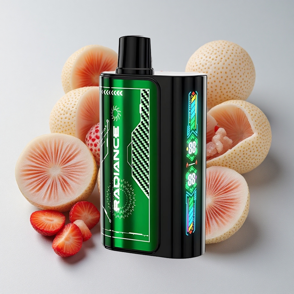 JNR Radiance 31000 Puffs Fresa Kiwi 28ml Pantalla Inteligente