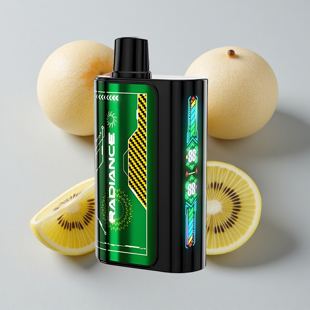 JNR Radiance 31000 Puffs Vape Disposable Maracuyá Kiwi Pantalla Inteligente