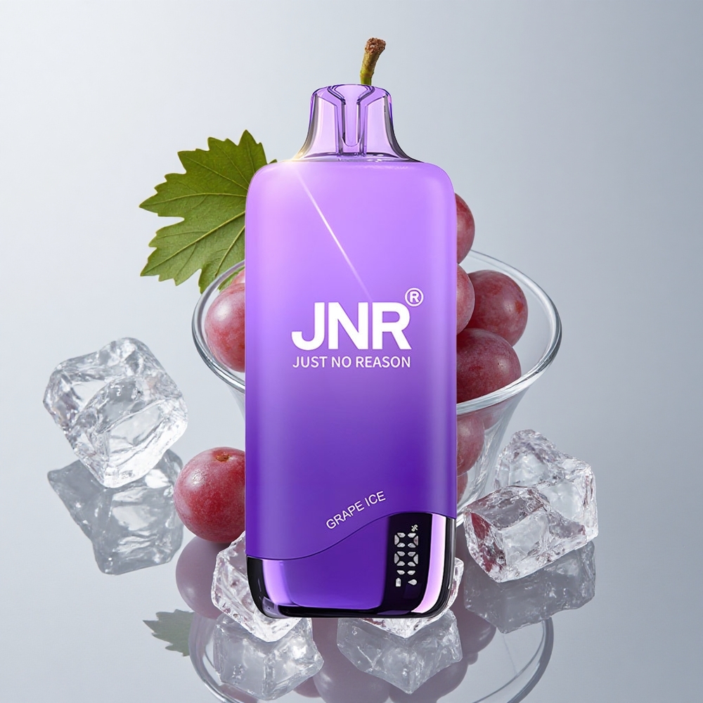 JNR Rainbow 10500 Puffs Vape Desechable Uva Hielo 18ml Tanque