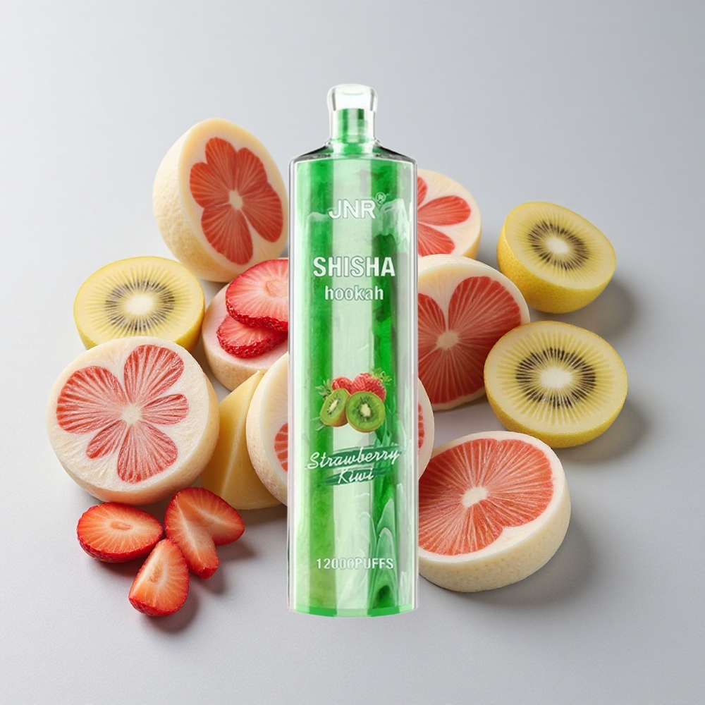 JNR Shisha Hookah 12000 Puffs Fresa Kiwi 24ml 750mAh
