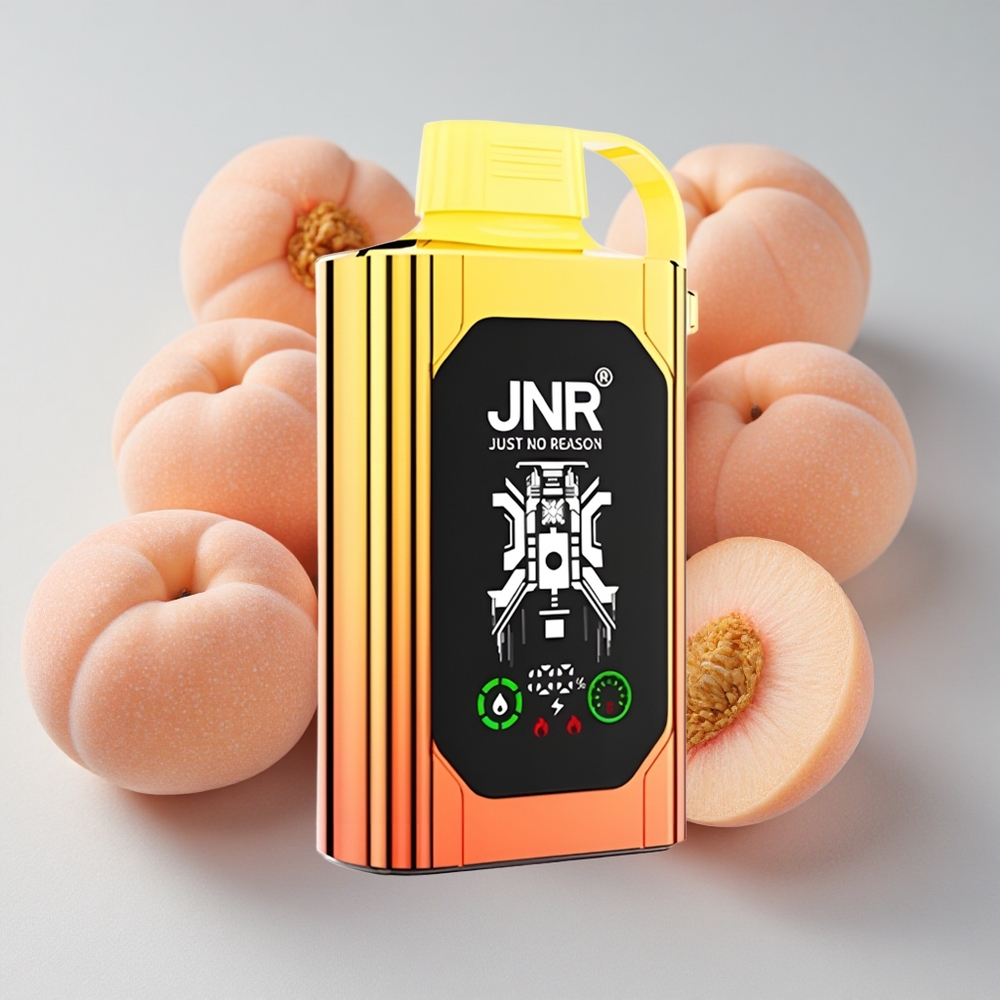 JNR Shisha Hookah Box 20500 Puffs Melocotones Jugosos 25ml 0% 2% 5% Nicotina