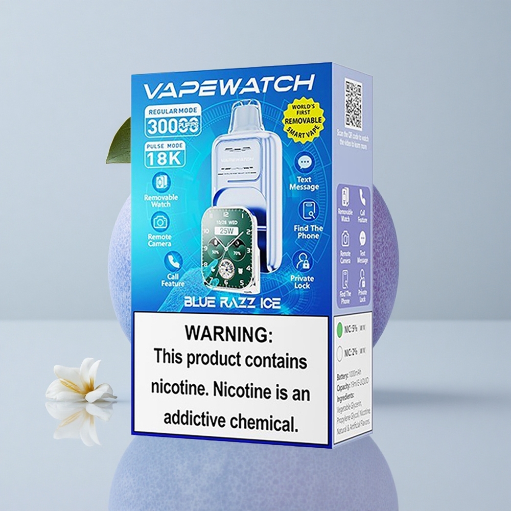 JNR Vape Watch 30000 Puffs Arándano Azul Hielo 1000mAh 19mL