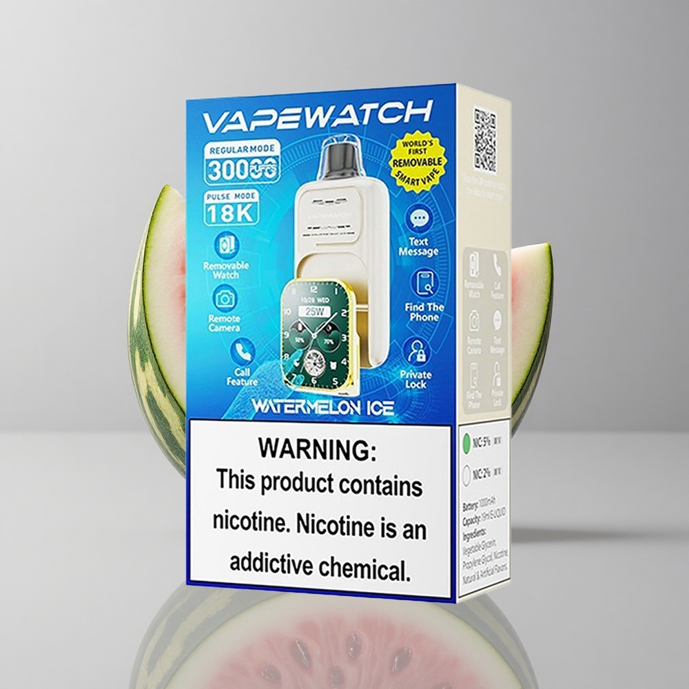 JNR Vape Watch 30000 Puffs Sandía Helada 19mL 5% Nicotina