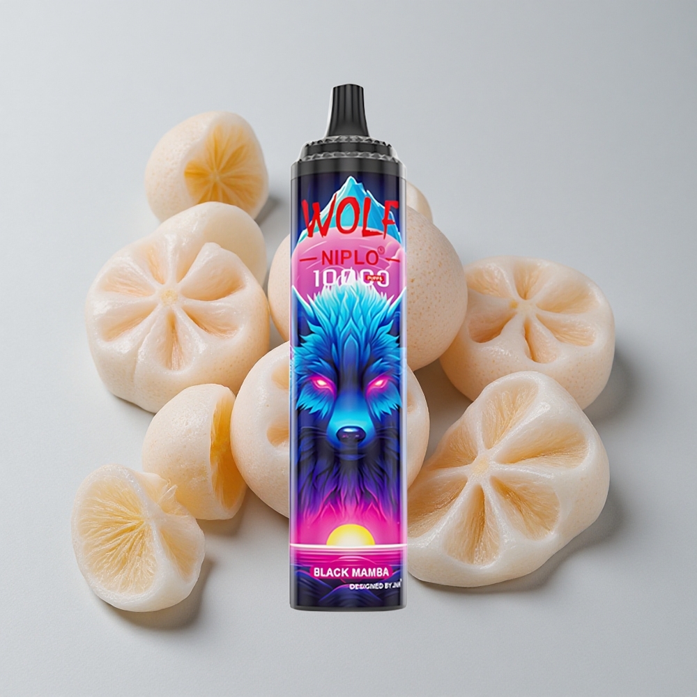JNR Wolf Niplo 10000 Puffs 20ml Serpiente Negra