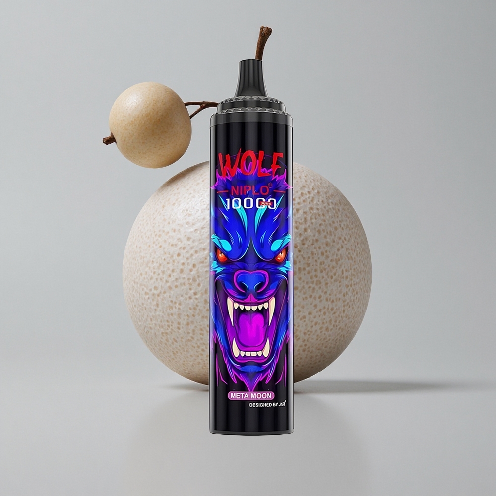 JNR Wolf Niplo 10000 Puffs Luna Meta 20ml 0% 2% 5% Nicotina Tipo-C